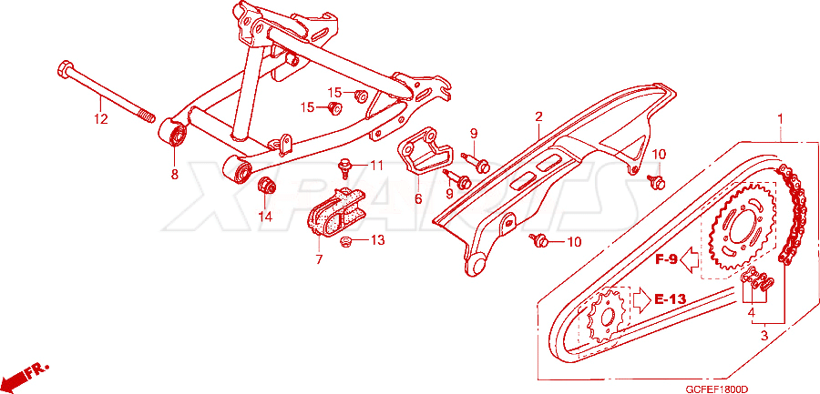 Picture of CASE,DRIVE CHAIN