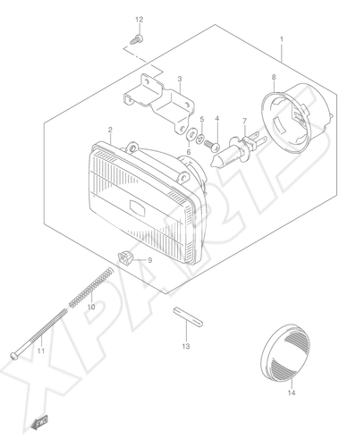 Bild für Kategorie HEADLAMP (MODEL K1)
