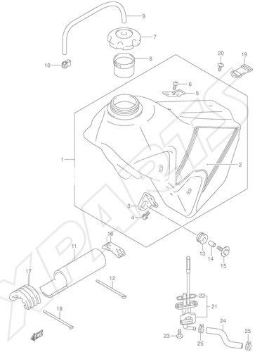 Picture for category FUEL TANK (MODEL K1)