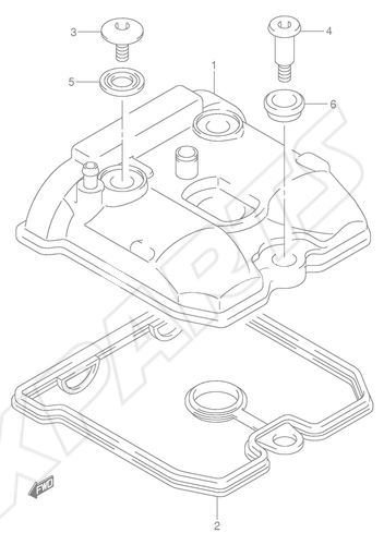 Bild für Kategorie CYLINDER HEAD COVER