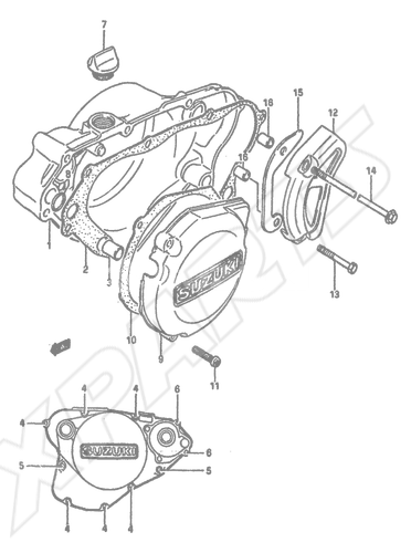 Picture for category CRANKCASE COVER