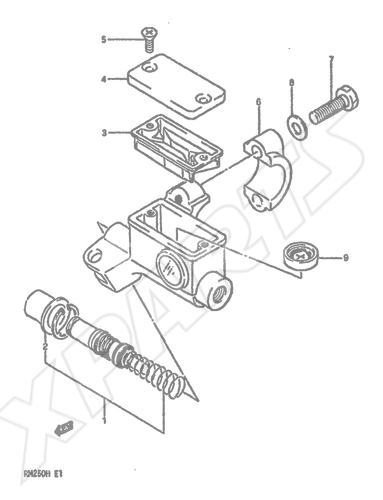 Picture for category FRONT MASTER CYLINDER (MODEL H)