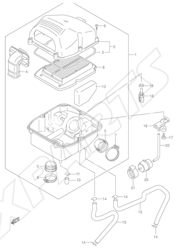 Bild für Kategorie AIR CLEANER (MODEL K3/ K4/ K5/ K6)